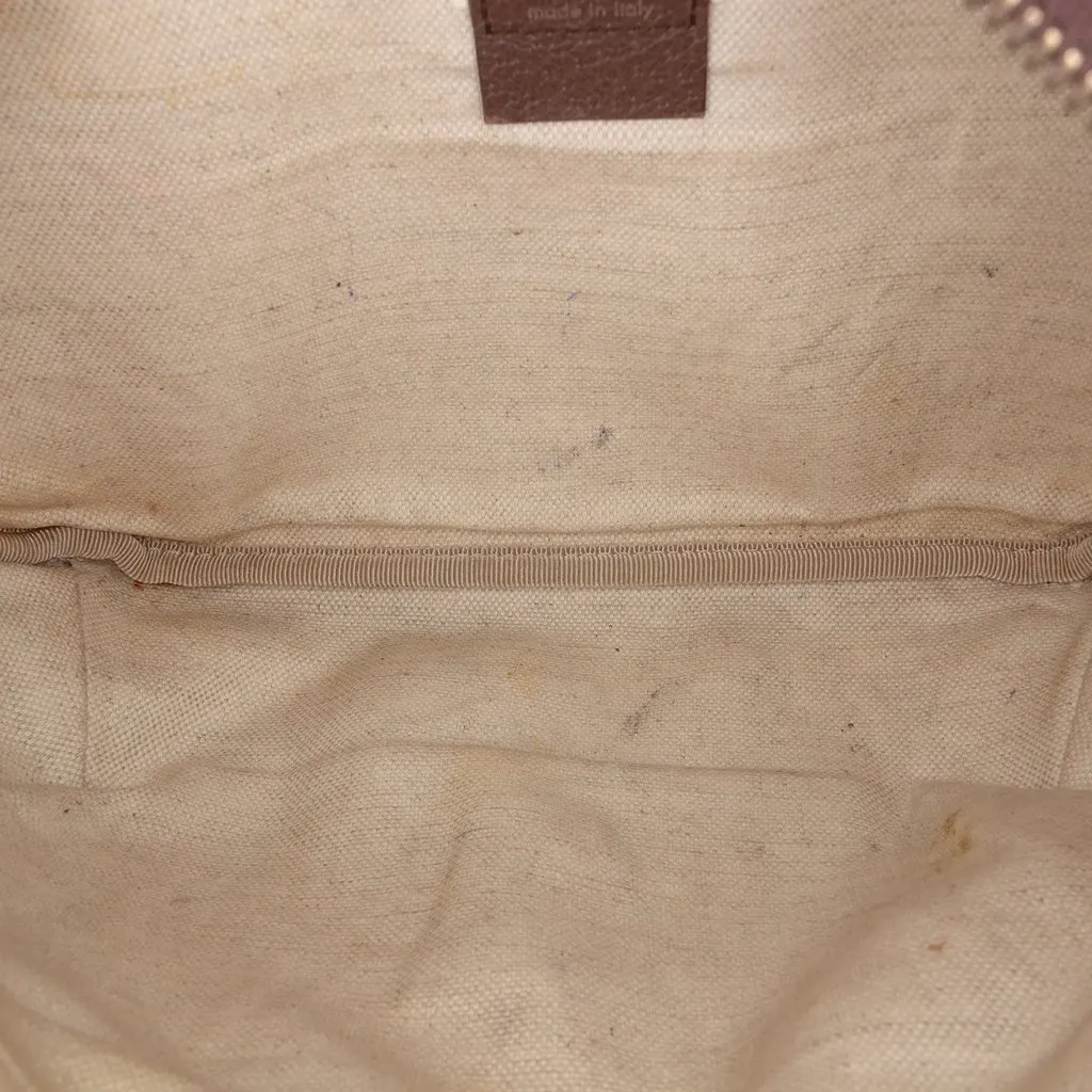 Gucci GG Supreme Courrier Web Belt Bag Beige Very good - Model View