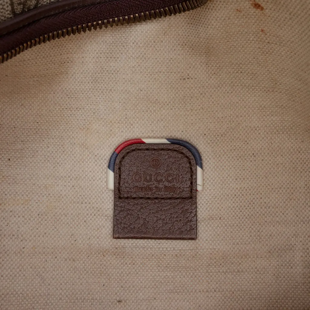 Gucci GG Supreme Courrier Web Belt Bag Beige Very good - Box View