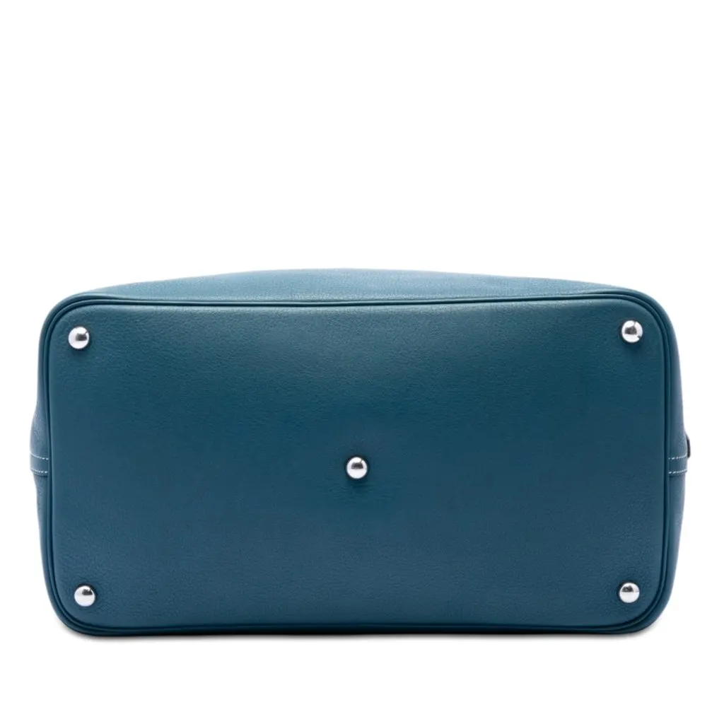 Hermès Evercolor Bolide Relax 45 Blue Leather Very good - Inside View