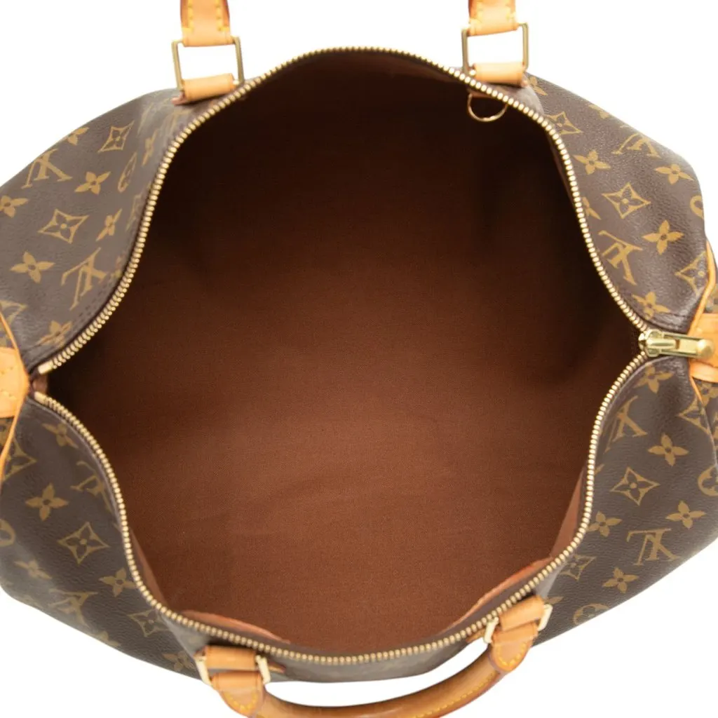 Louis Vuitton Monogram Speedy 40 Brown Canvas Good - Model View