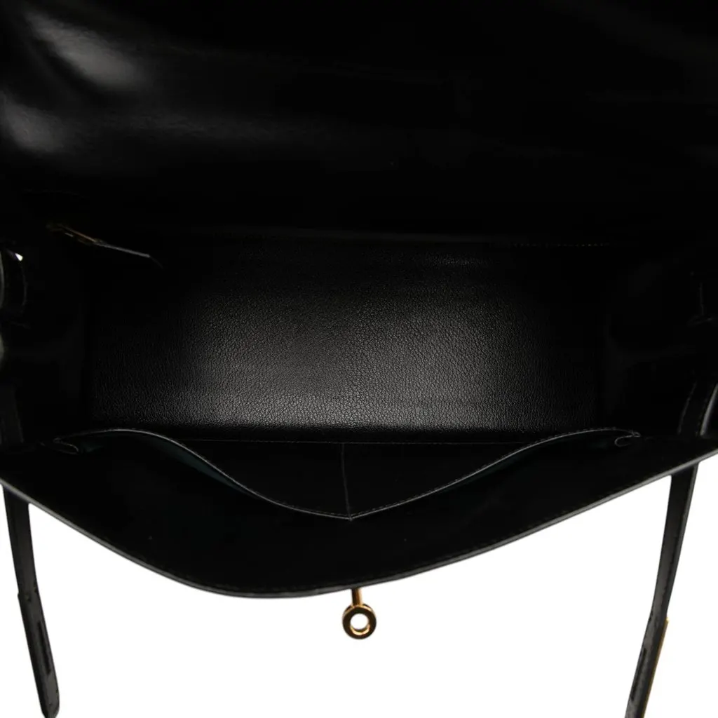 Hermès Box Calf Kelly Sellier 32 Black Leather Very good - Model View