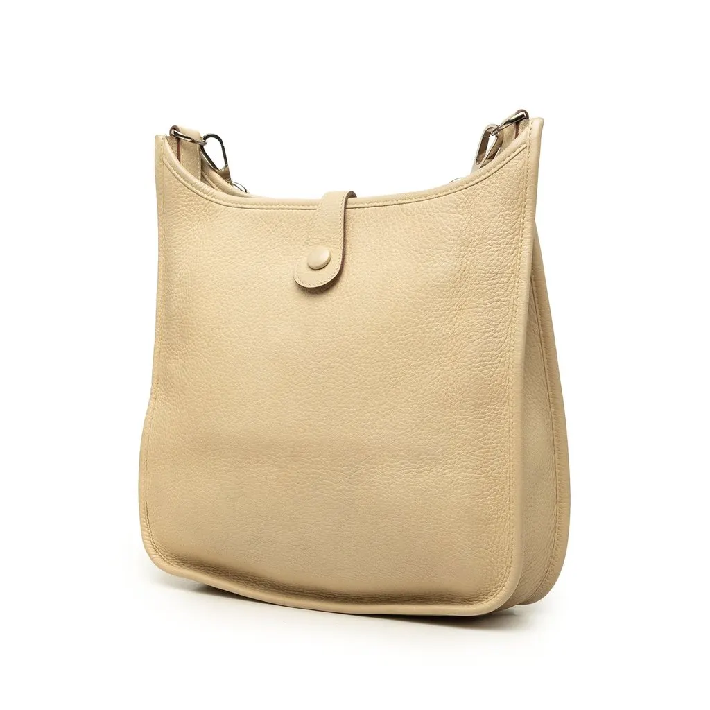 Hermès Clemence Evelyne I 29 Beige Leather Very good - Back View