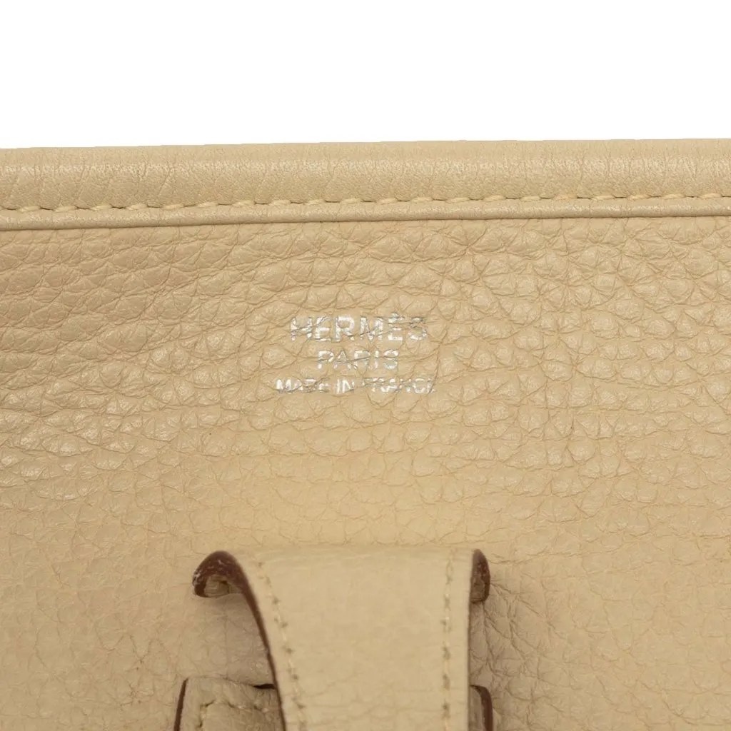 Hermès Clemence Evelyne I 29 Beige Leather Very good - Box View