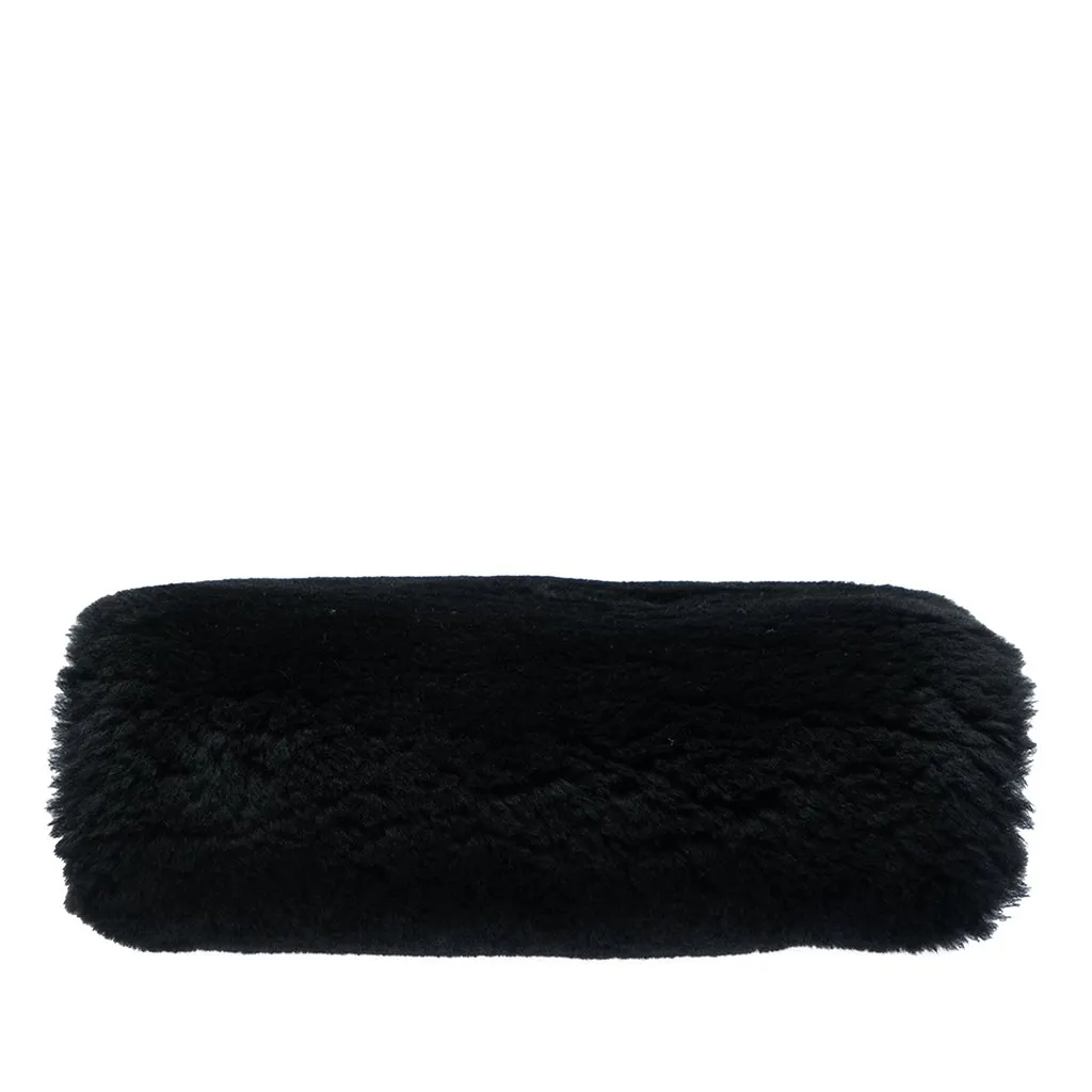 Chanel CC Shearling Muff Shoulder Bag Black Very good - Inside View