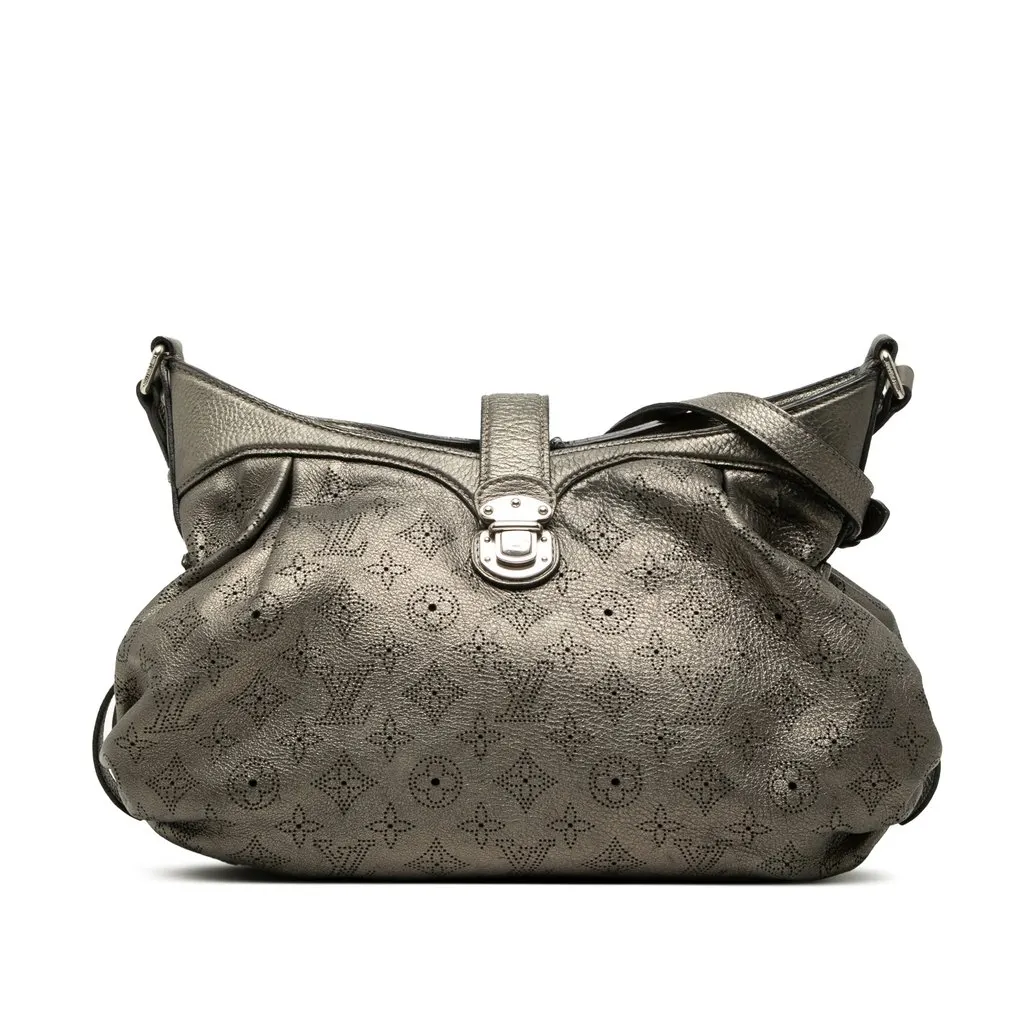 Louis Vuitton Monogram Mahina XS Brown Leather Very good - Front View