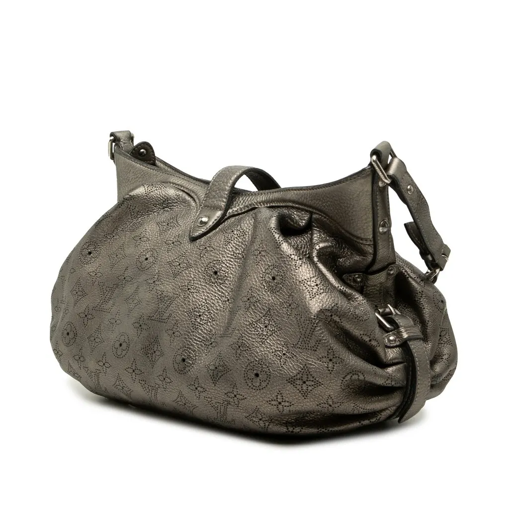 Louis Vuitton Monogram Mahina XS Brown Leather Very good - Back View