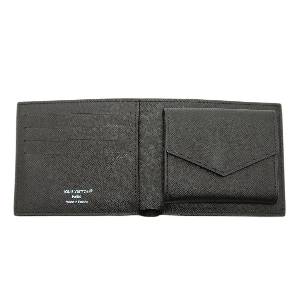Louis Vuitton Monogram Eclipse Marco Wallet Black Very good - Model View