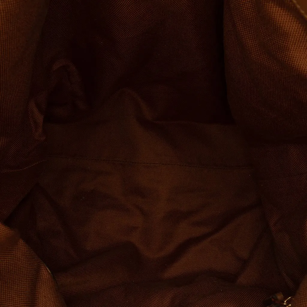 Gucci Large GG Suede Horsebit Beatrix Hobo Brown Suede Very good - Model View
