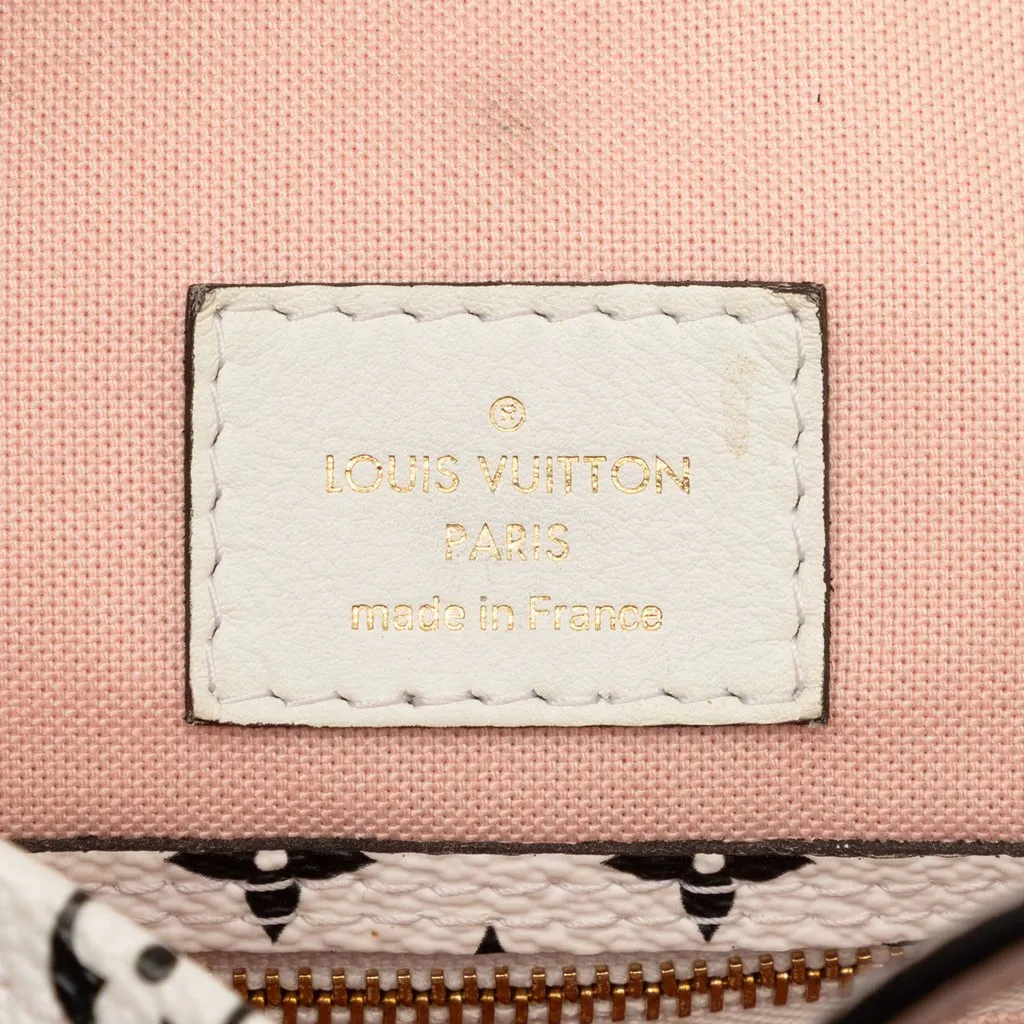 Louis Vuitton Monogram Giant Neverfull MM Red Very good - Box View