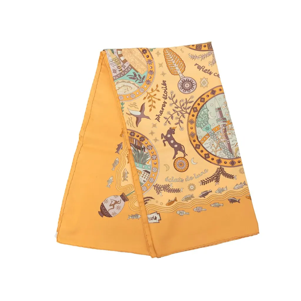 Hermès Escales Mediterraneennes Silk Scarf 90