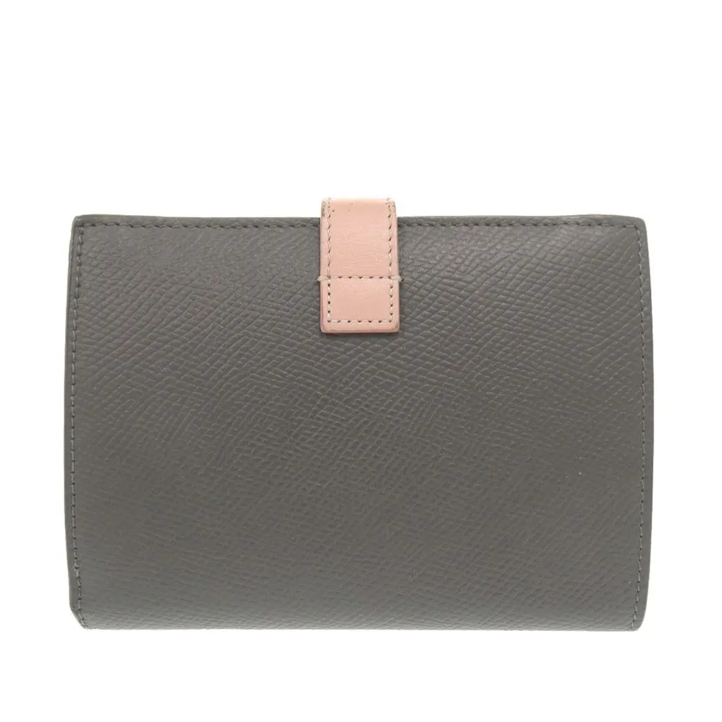 Celine Leather Multifunction Strap Wallet MultiColor Leather Good - Back View