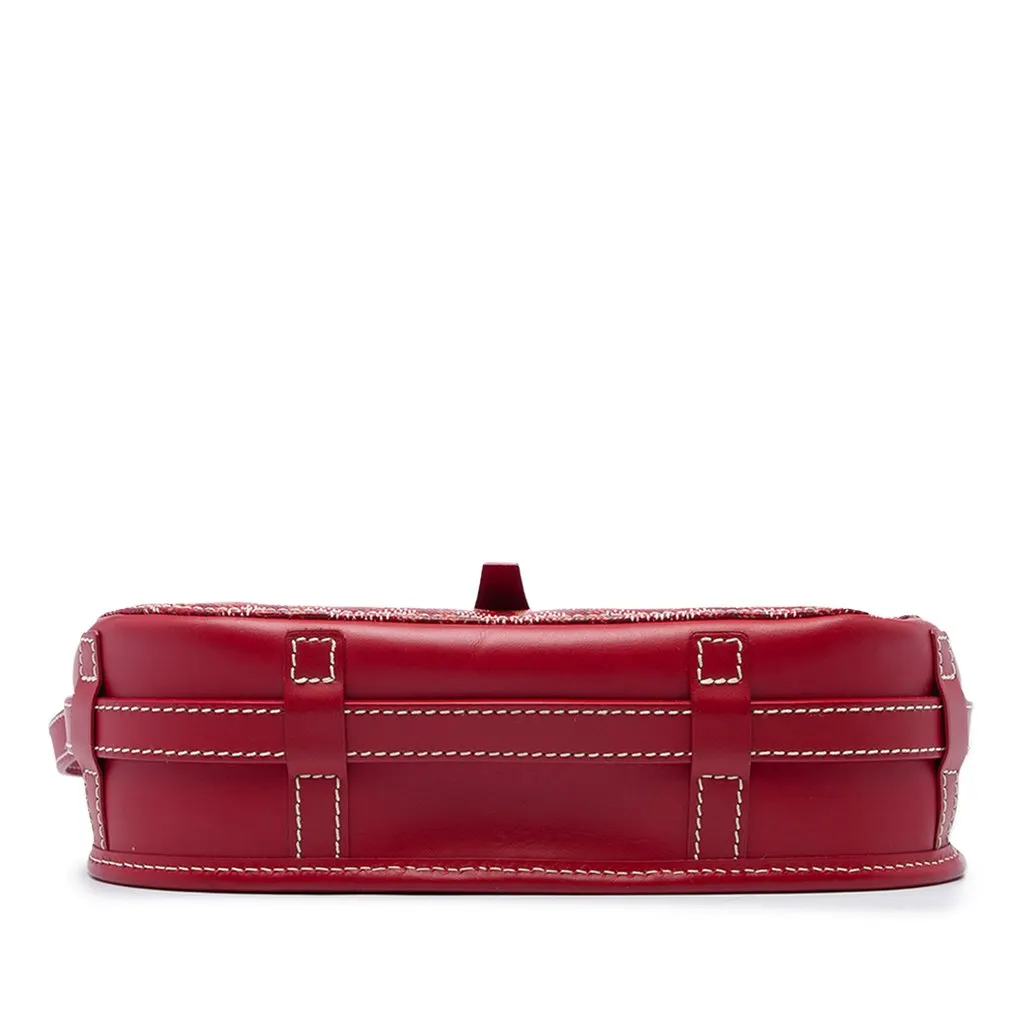 Goyard Goyardine Belvedere II PM Red Canvas Very good - Inside View