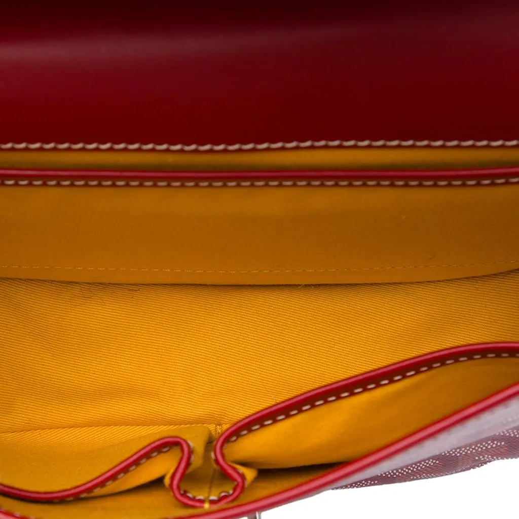 Goyard Goyardine Belvedere II PM Red Canvas Very good - Model View
