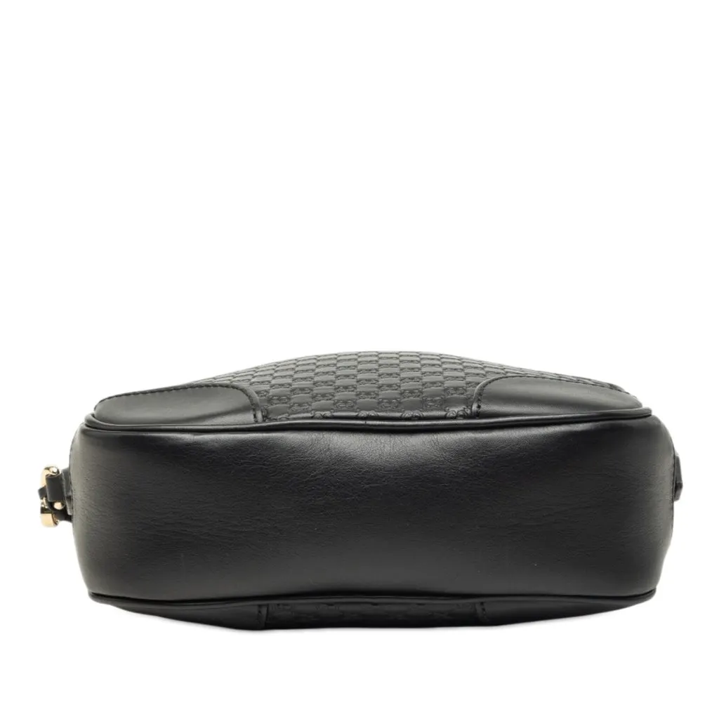 Gucci Microguccissima Bree Crossbody Black Leather Very good - Inside View