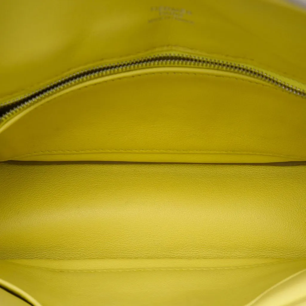 Hermès Mini Swift Berline Crossbody Yellow Leather Very good - Model View