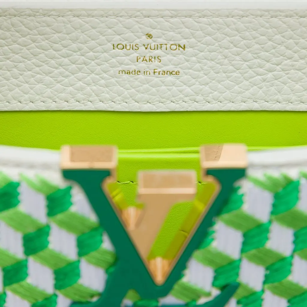 Louis Vuitton Embroidered Taurillon Mini Capucines White Leather Very good - Box View