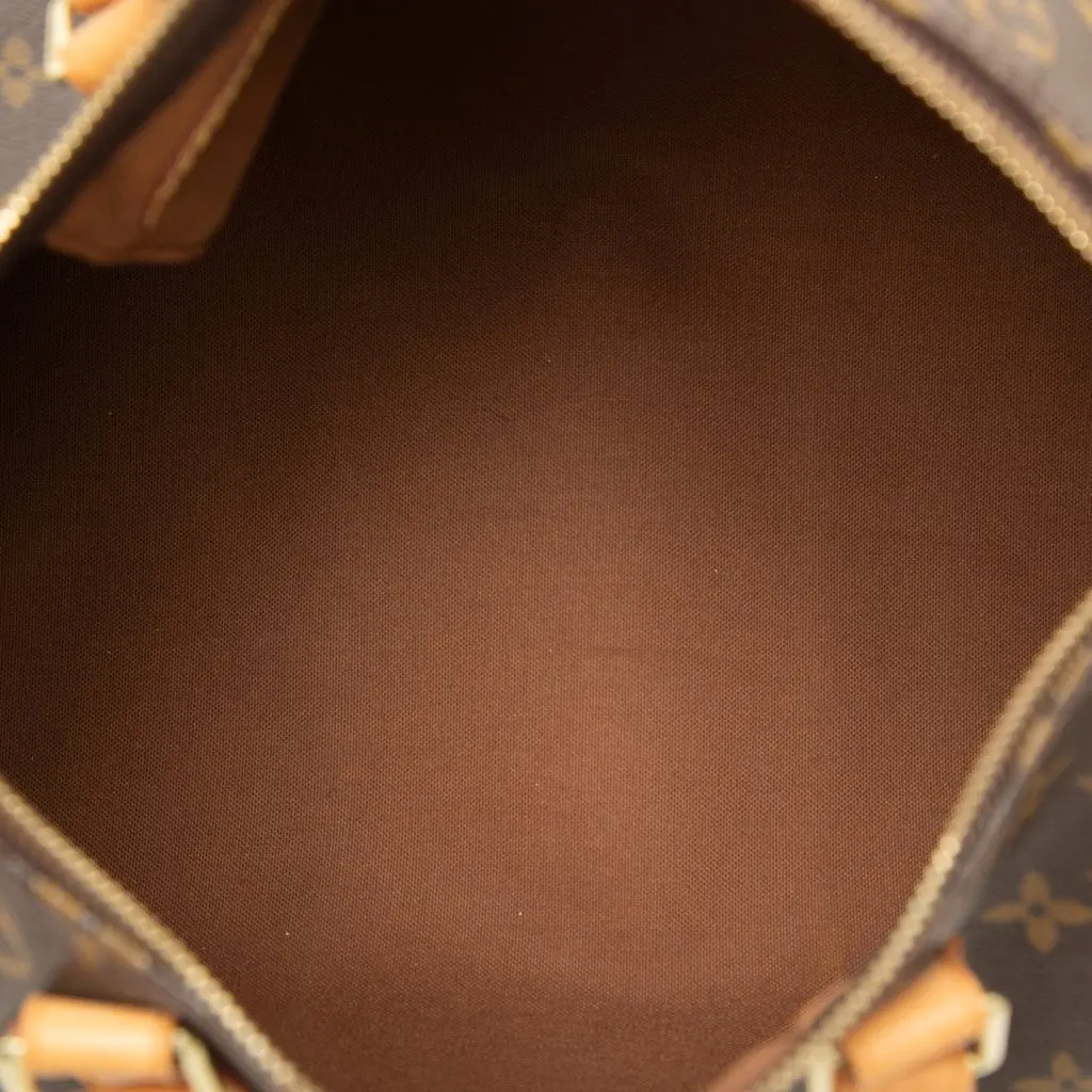 Louis Vuitton Monogram Speedy 30 Brown Good - Model View