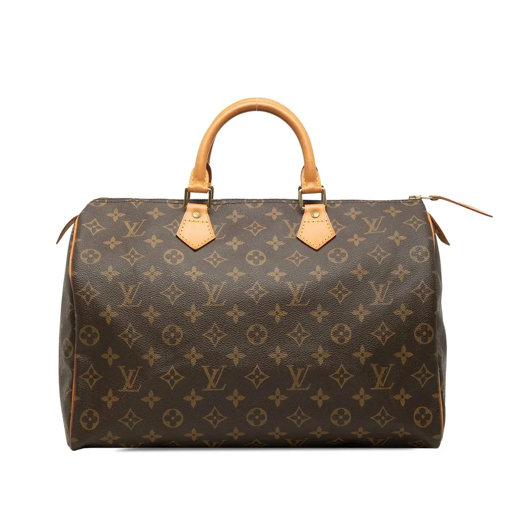 Louis Vuitton Monogram Speedy 35 Brown Very good - Front View