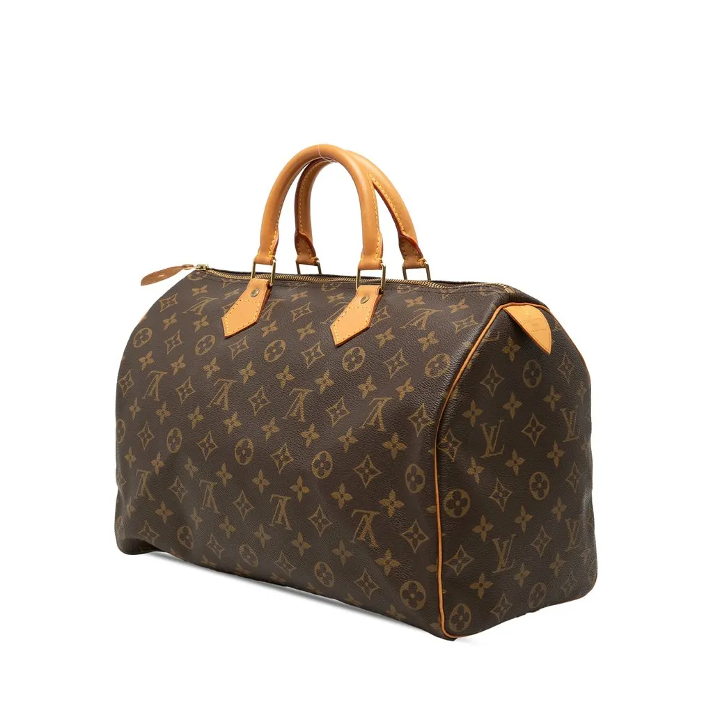 Louis Vuitton Monogram Speedy 35 Brown Very good - Back View