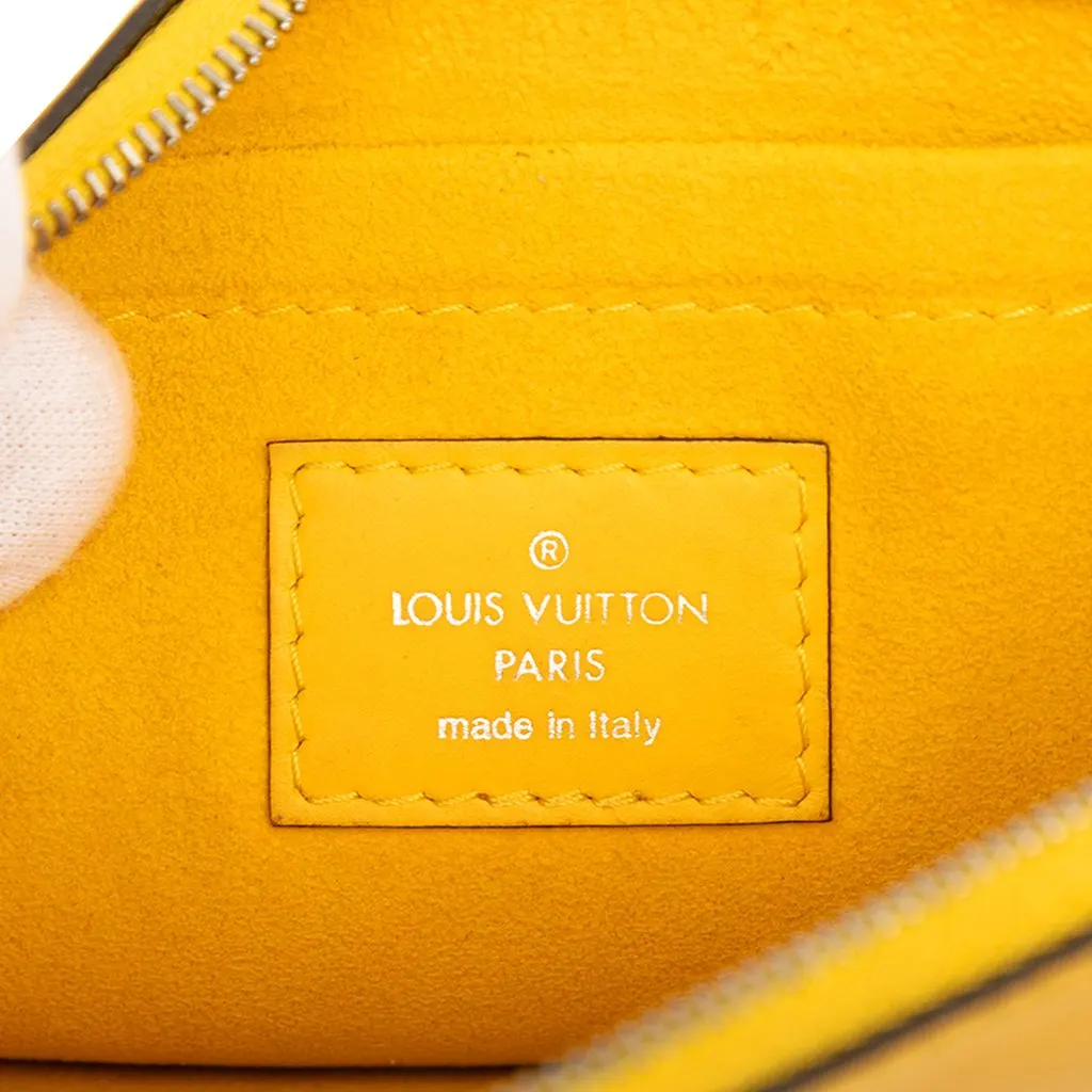 Louis Vuitton Epi Neverfull Pouch Yellow Leather Very good - Box View
