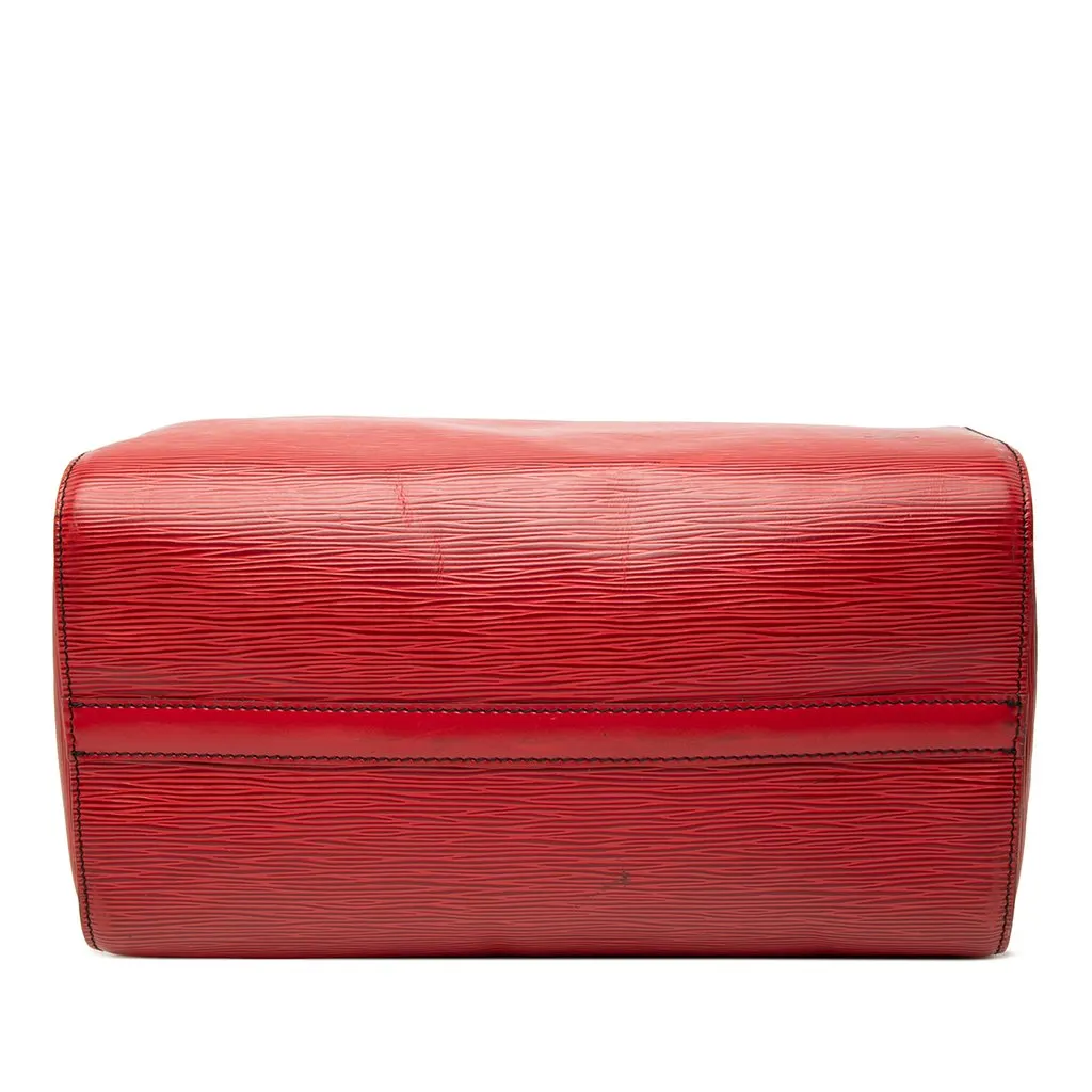 Louis Vuitton Epi Speedy 30 Red Leather Very good - Inside View