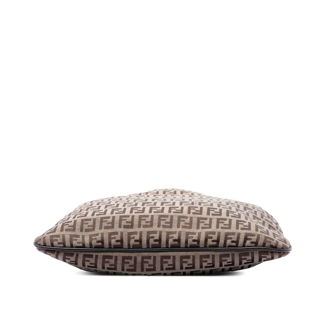 Fendi Zucchino Canvas Crossbody Beige Very good - Inside View
