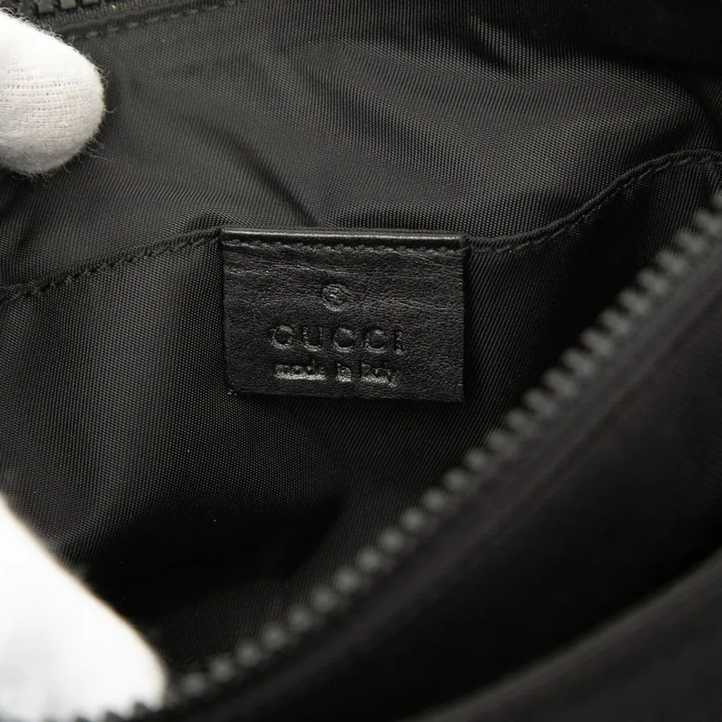 Gucci Nylon Interlocking G Web Belt Bag Black Polyamide Very good - Box View