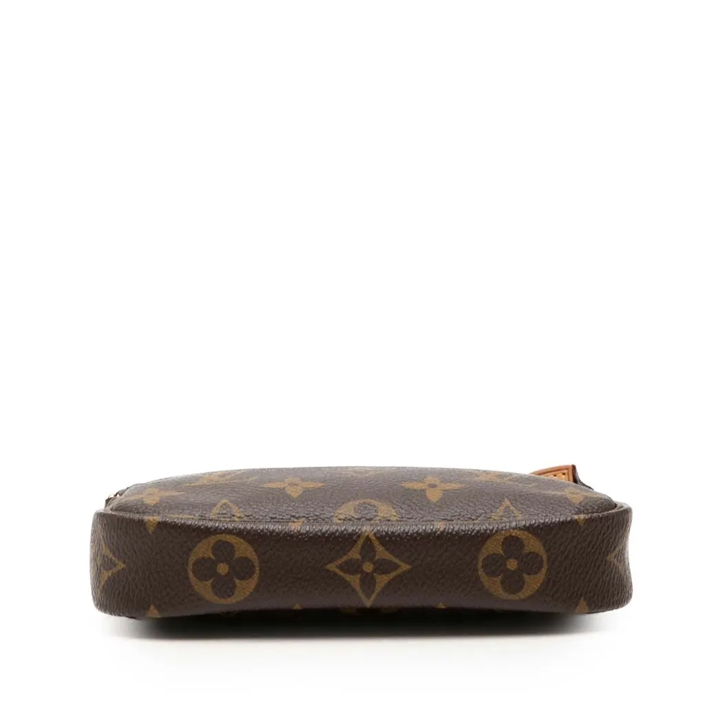 Louis Vuitton Monogram Mini Pochette Accessoires Brown Very good - Inside View