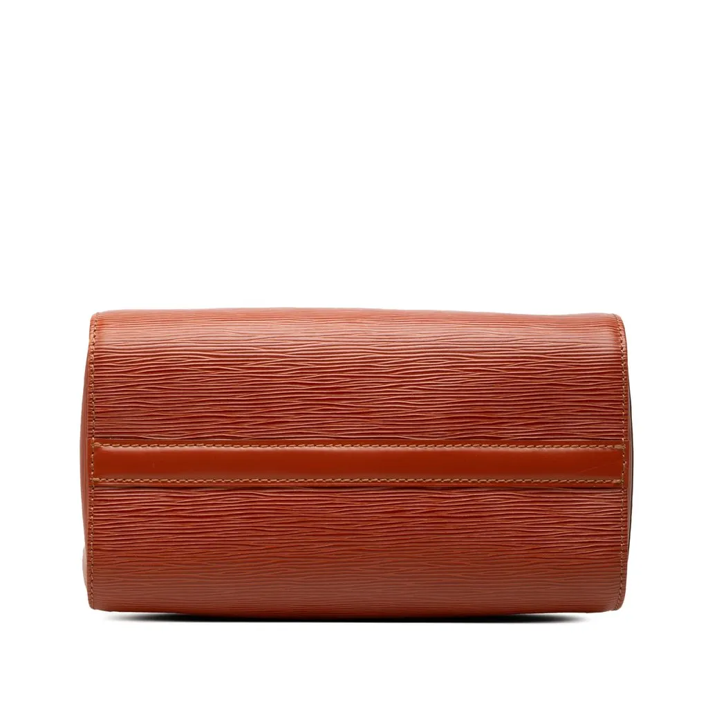 Louis Vuitton Epi Speedy 25 Brown Leather Good - Inside View