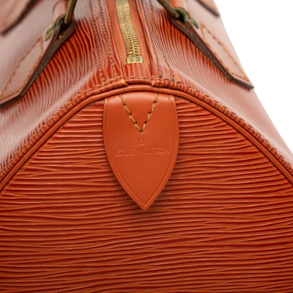 Louis Vuitton Epi Speedy 25 Brown Leather Good - Box View