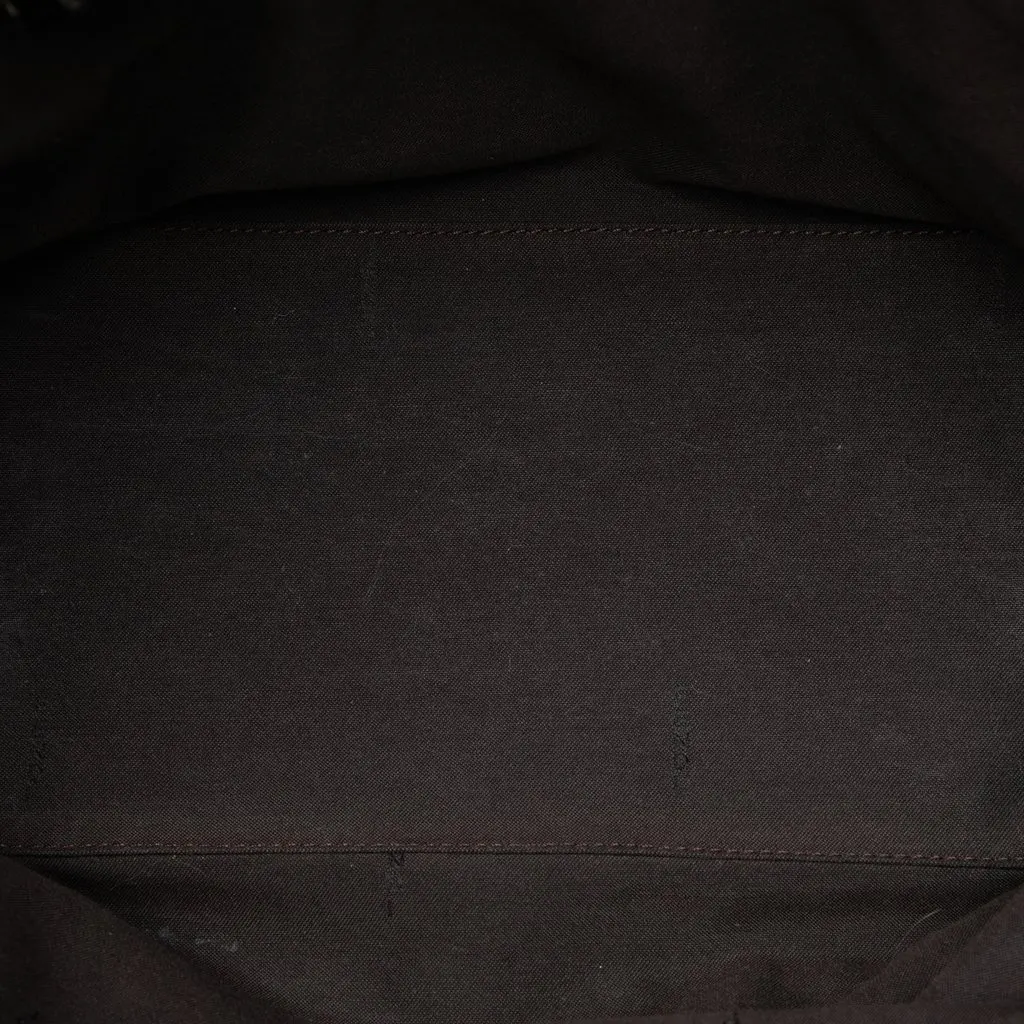 Fendi Zucca Canvas Chef Tote Black Very good - Model View
