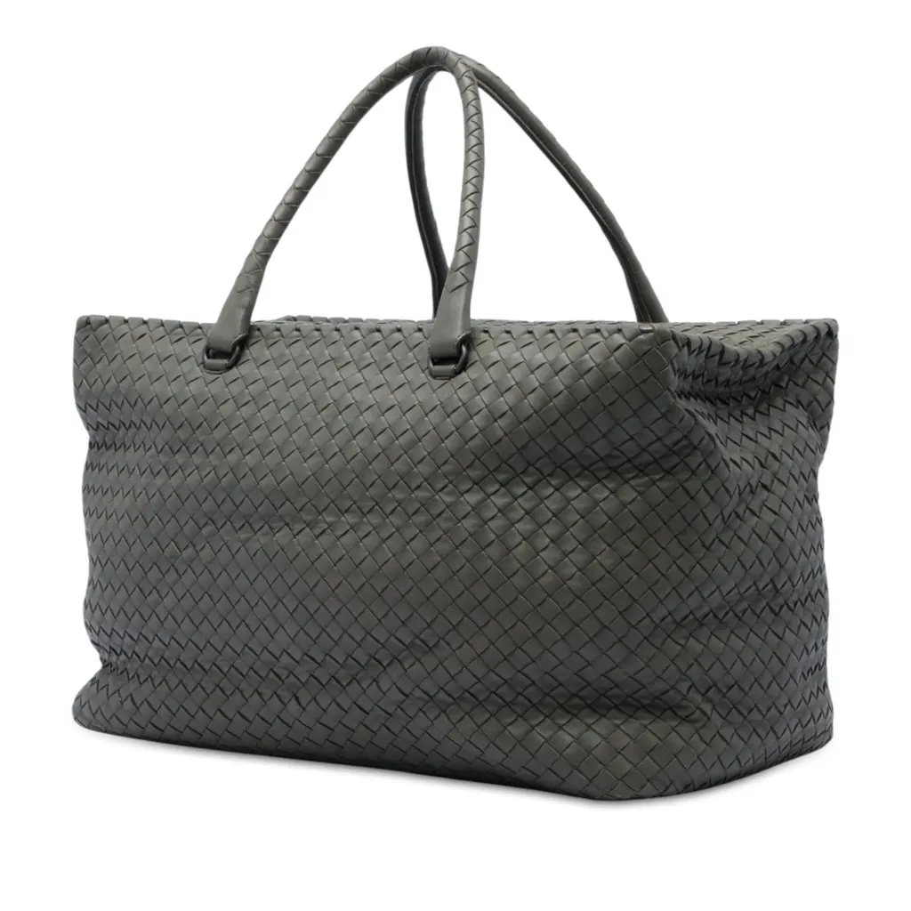 Bottega Veneta Large Nappa Intrecciato Brick Tote MultiColor Leather Very good - Back View