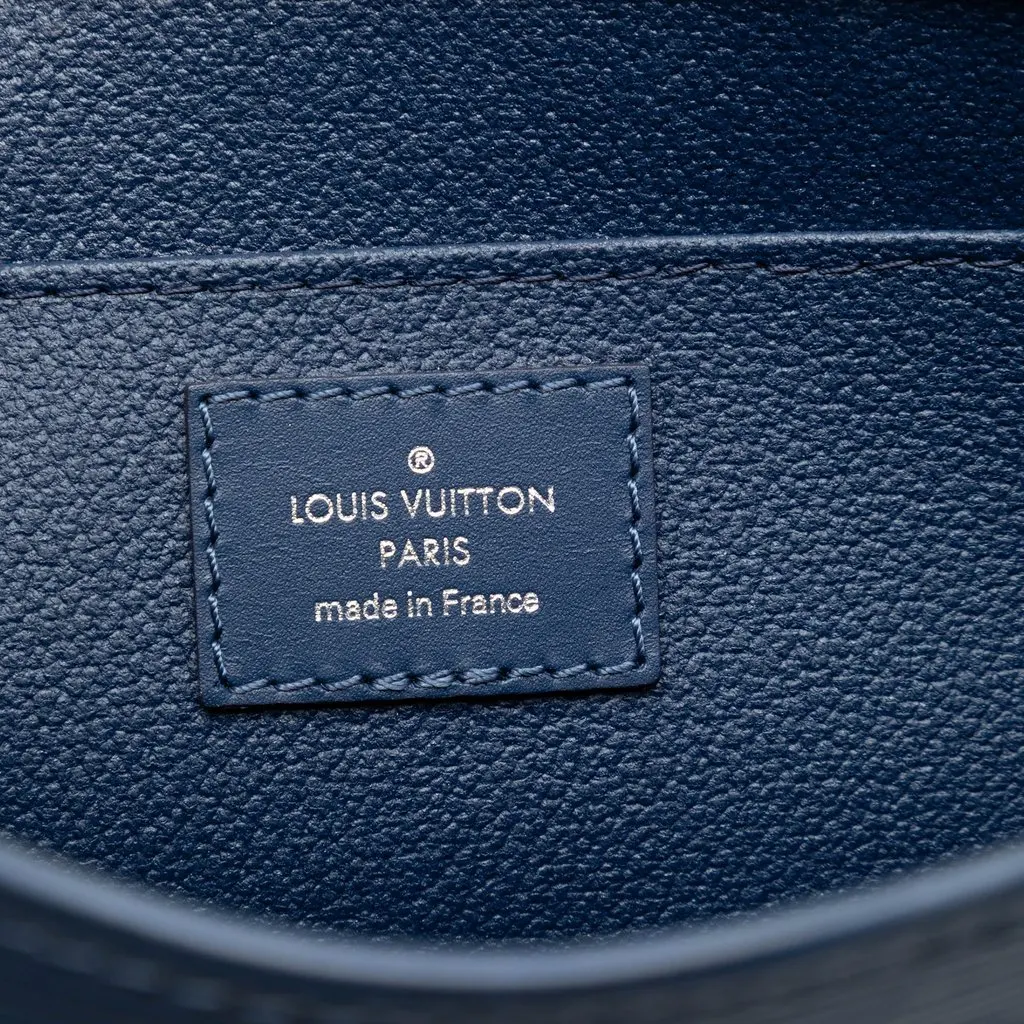 Louis Vuitton Epi Toiletry Pouch 26 Blue Leather Very good - Box View