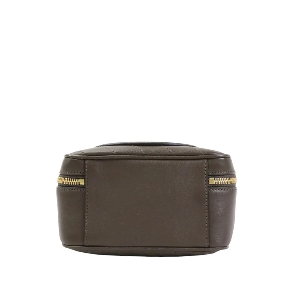 Gucci Matelasse Calfskin Blondie Top Handle Satchel Brown Leather Very good - Inside View