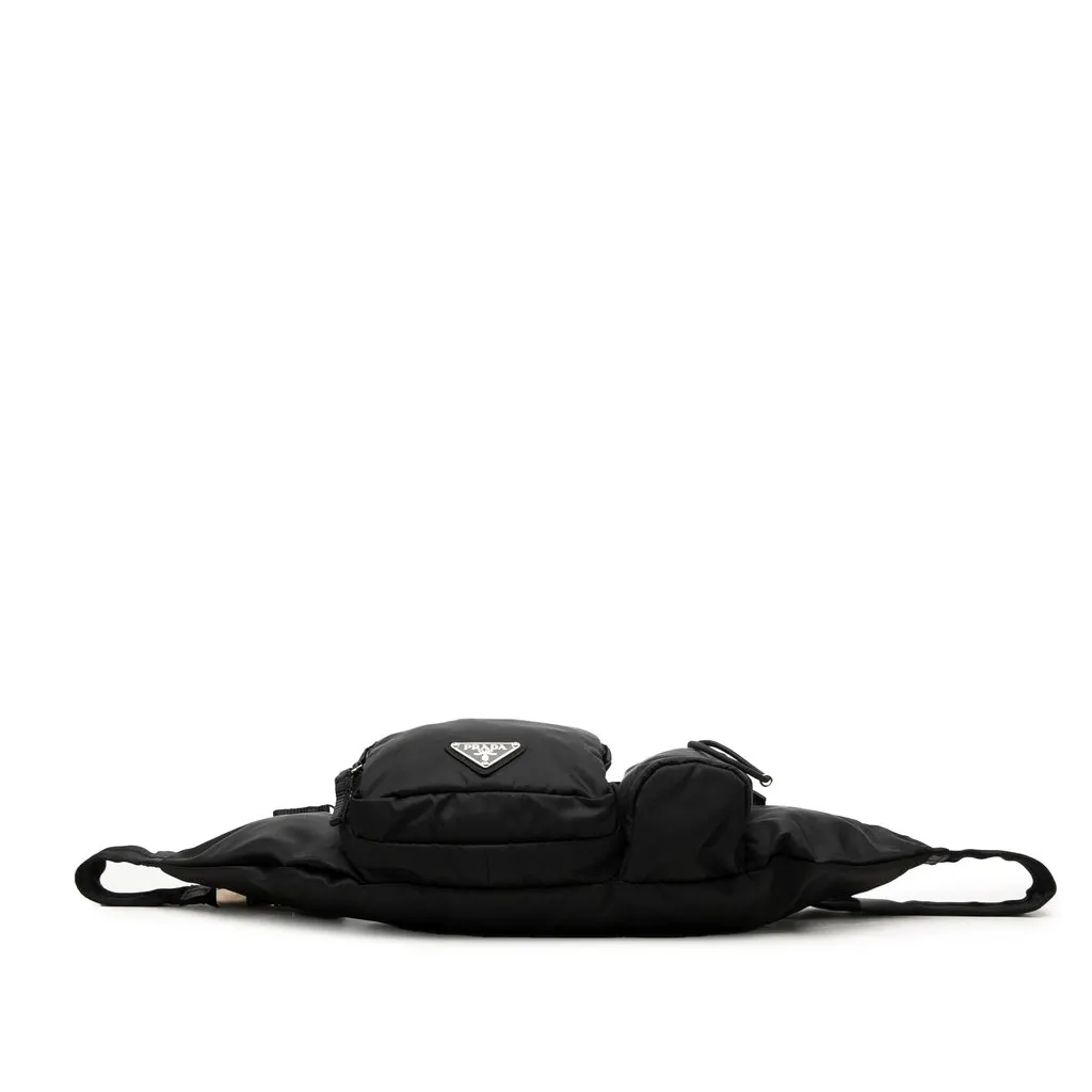 Prada Tessuto Multi Pocket Belt Bag Black Polyamide Very good - Inside View