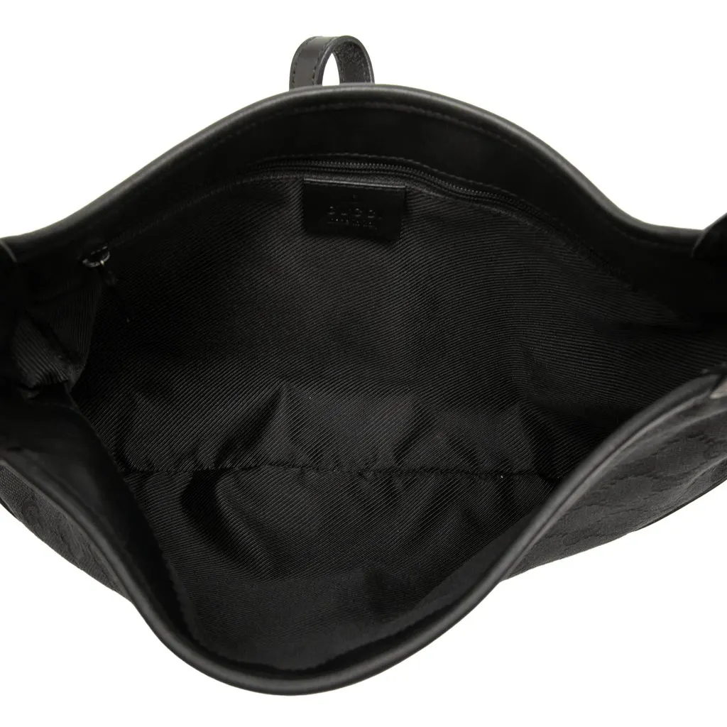 Gucci GG Canvas Jackie Hobo Black Canvas Very good - Model View