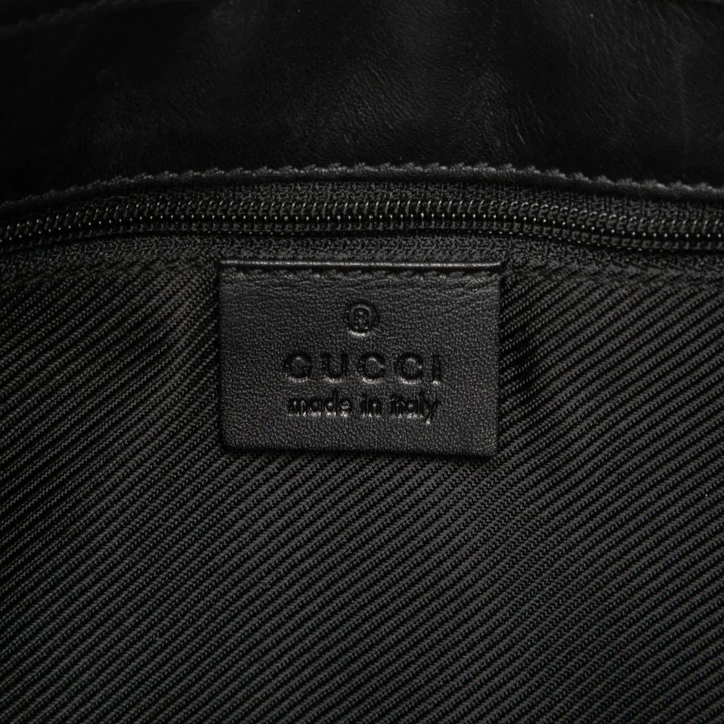 Gucci GG Canvas Jackie Hobo Black Canvas Very good - Box View