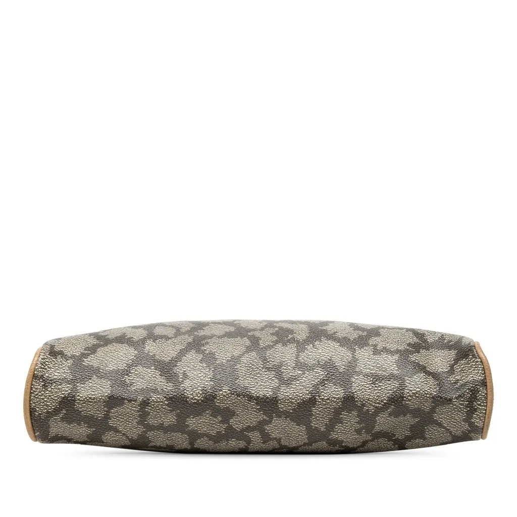 Saint Laurent Coated Canvas Giraffe Print Cosmetic Pouch MultiColor Canvas Very good - Inside View