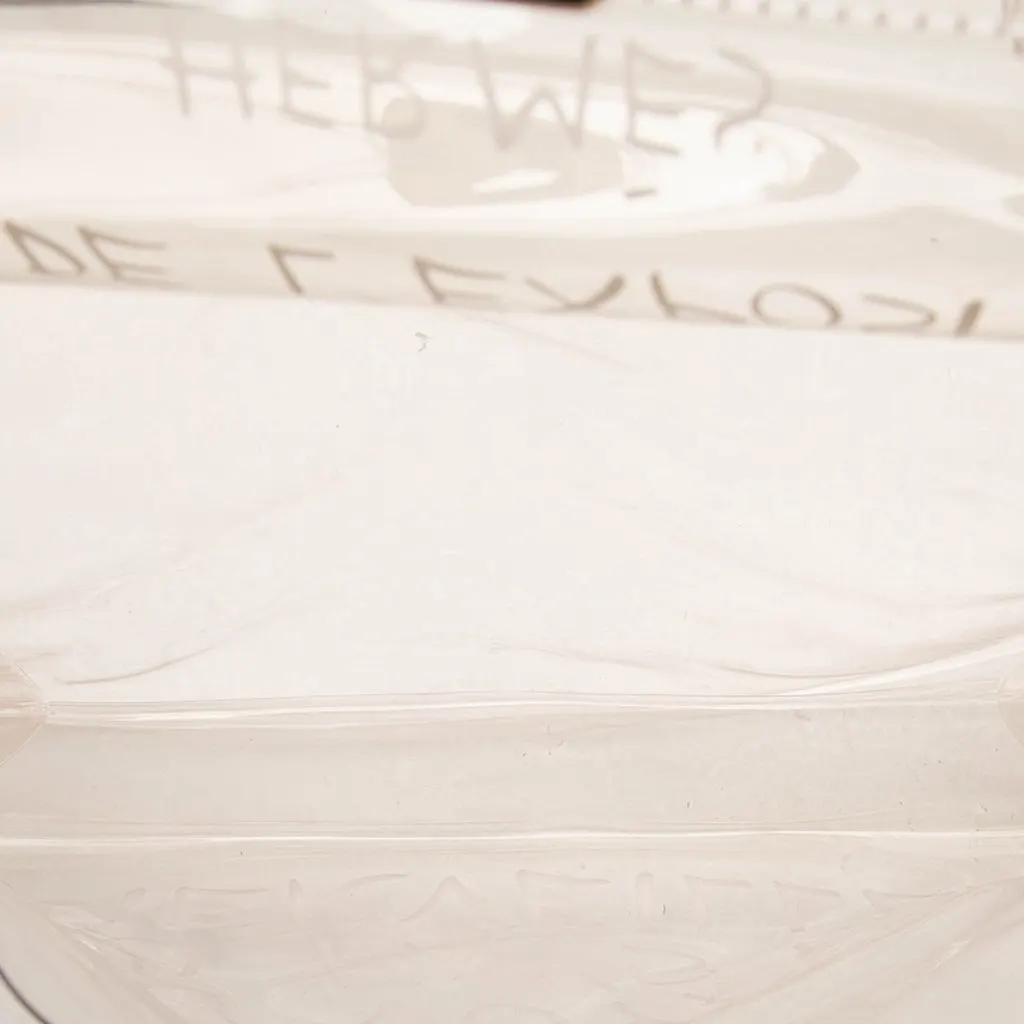 Hermès Vinyl Souvenir De L Exposition Kelly Handbag White Plastic Good - Model View
