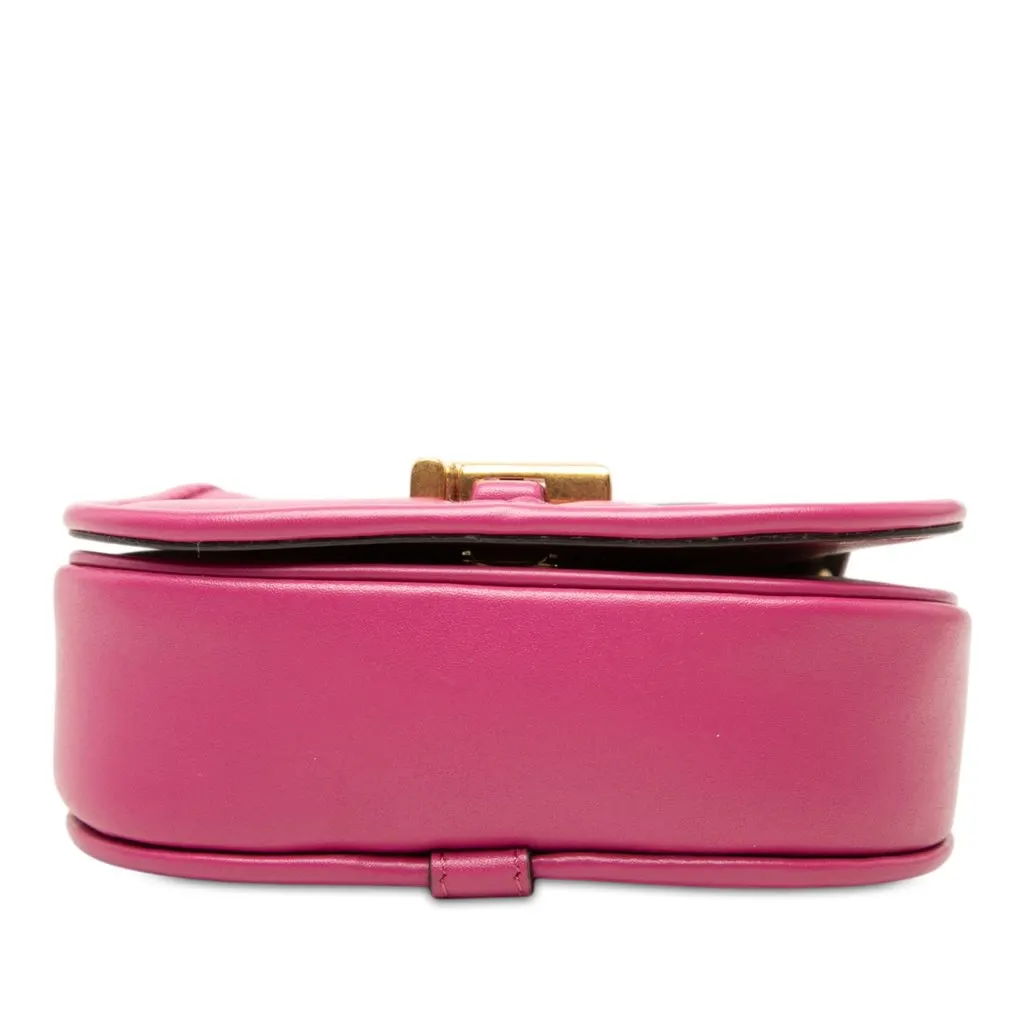 Fendi Nano Leather FF C mon Crossbody Pink Leather Very good - Inside View