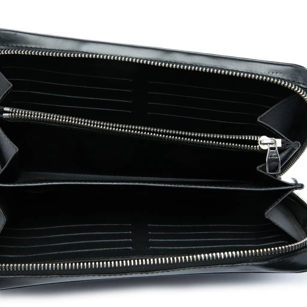 Louis Vuitton Damier Graphite Zippy XL Wallet Black Canvas Very good - Model View