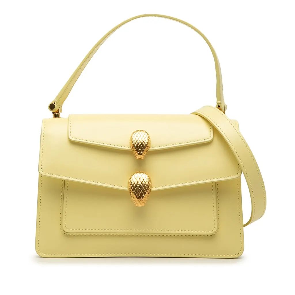 Bvlgari Alexander Wang Leather Serpenti Belt Bag Yellow Leather Very good - Front View