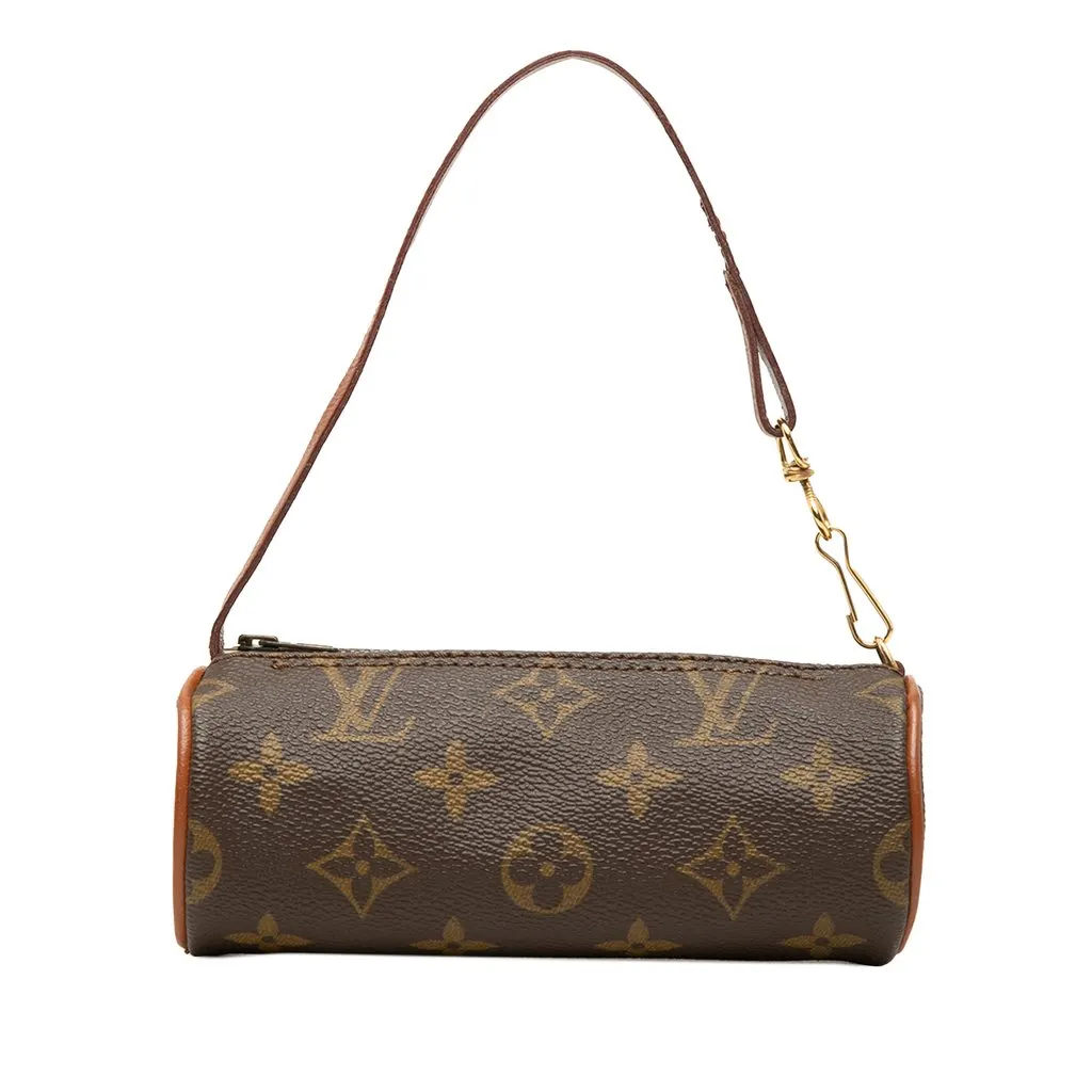 Louis Vuitton Monogram Papillon Pochette Brown Very good - Front View