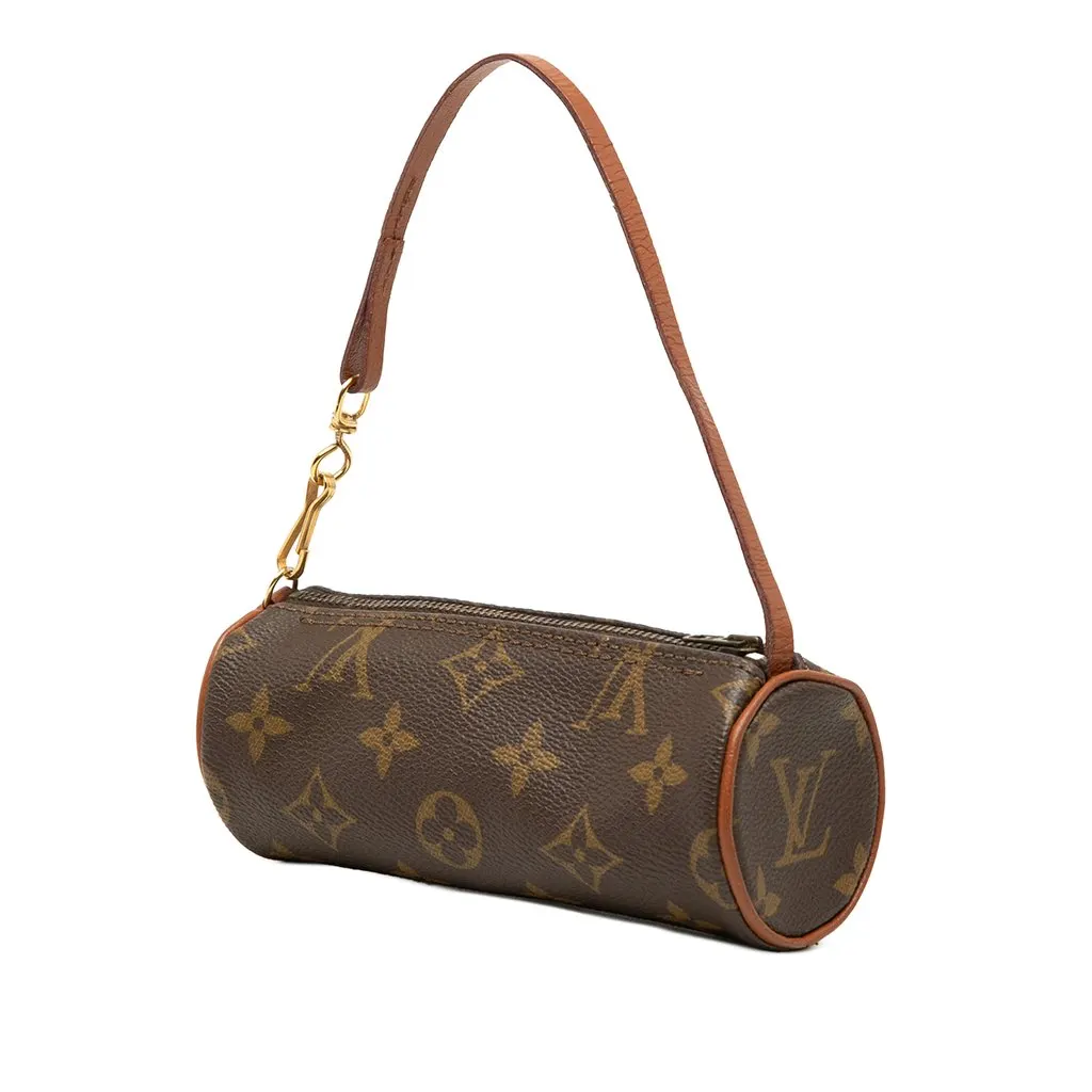 Louis Vuitton Monogram Papillon Pochette Brown Very good - Back View
