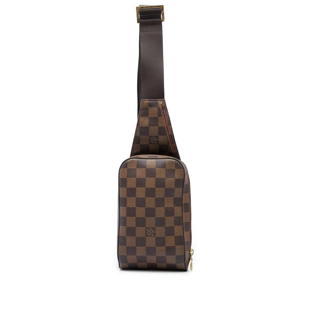 Louis Vuitton Damier Ebene Geronimos Brown Canvas Very good - Front View