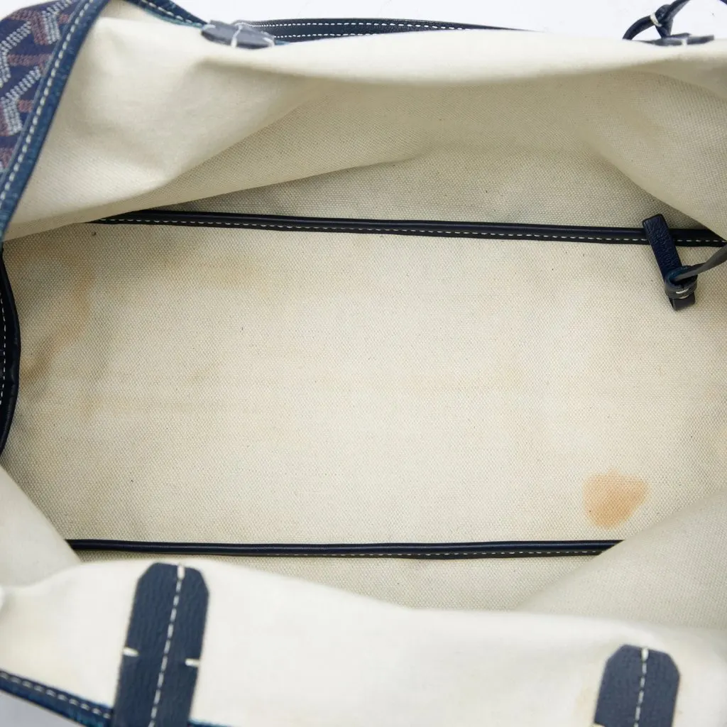 Goyard Goyardine Saint Louis PM Blue Canvas Very good - Model View