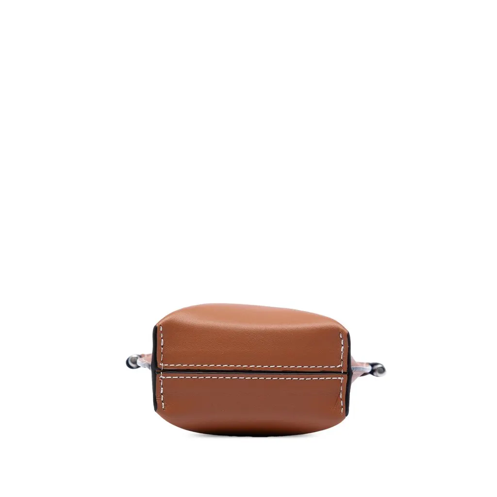 Loewe Smooth Calfskin Anagram Phone Pouch Brown Leather Very good - Inside View