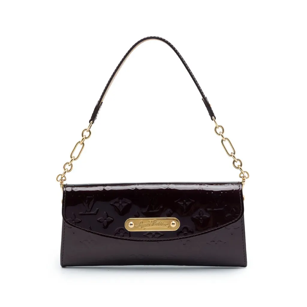 Louis Vuitton Monogram Vernis Sunset Boulevard Purple Leather Very good - Front View