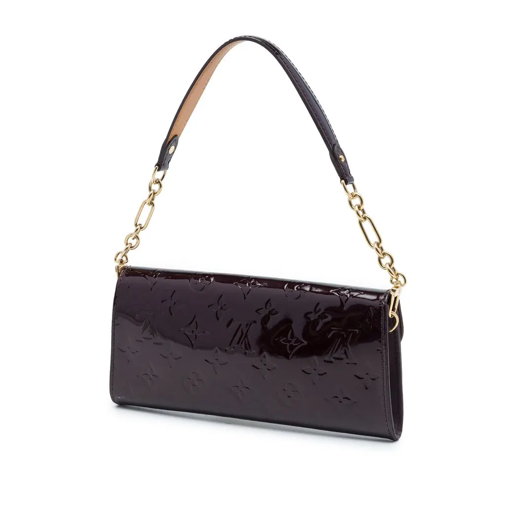 Louis Vuitton Monogram Vernis Sunset Boulevard Purple Leather Very good - Back View