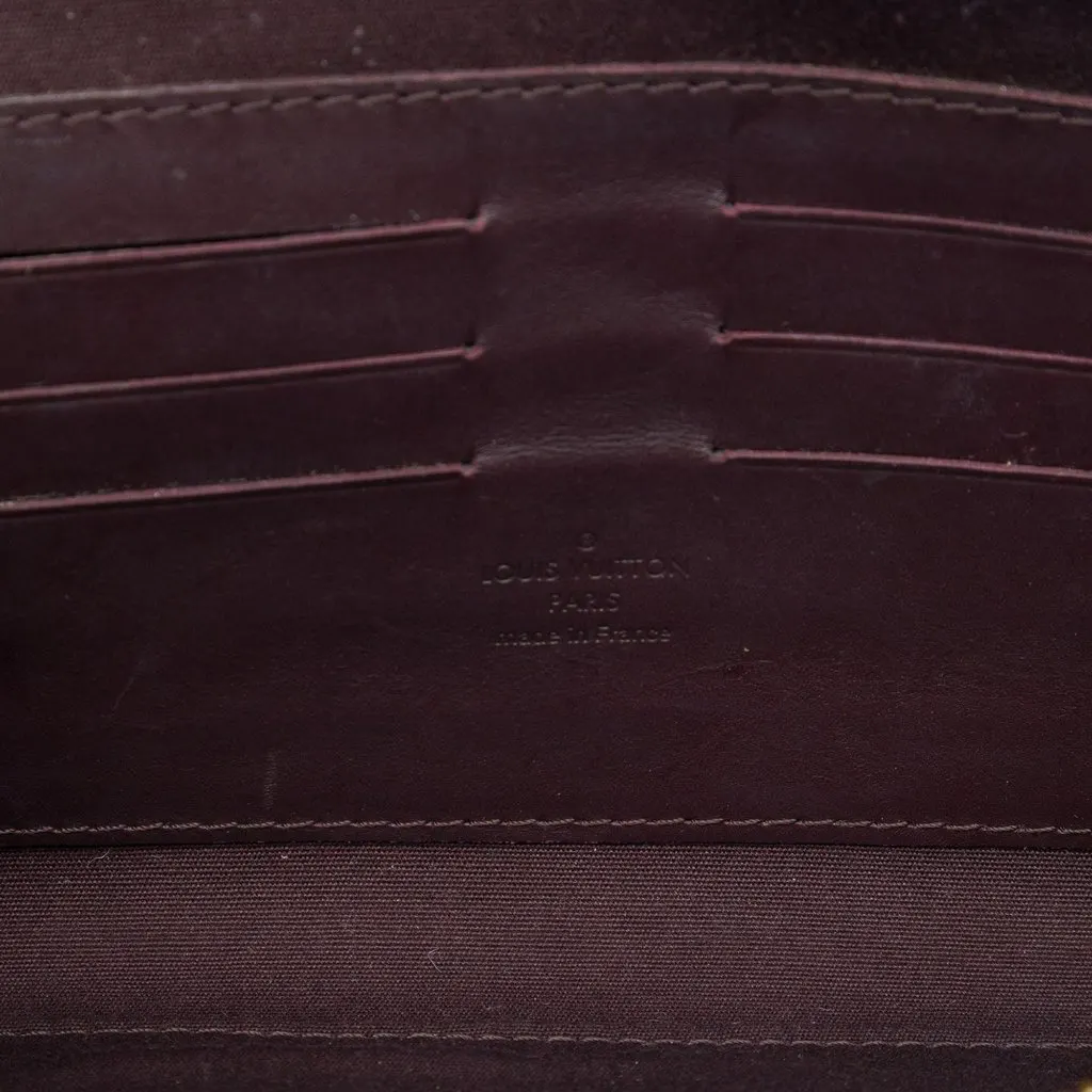 Louis Vuitton Monogram Vernis Sunset Boulevard Purple Leather Very good - Model View
